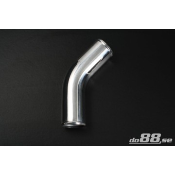 Aluminium pipe 45 degree 3,125'' (80mm)