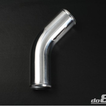 Aluminium pipe 45 degree 3,5'' (89mm)