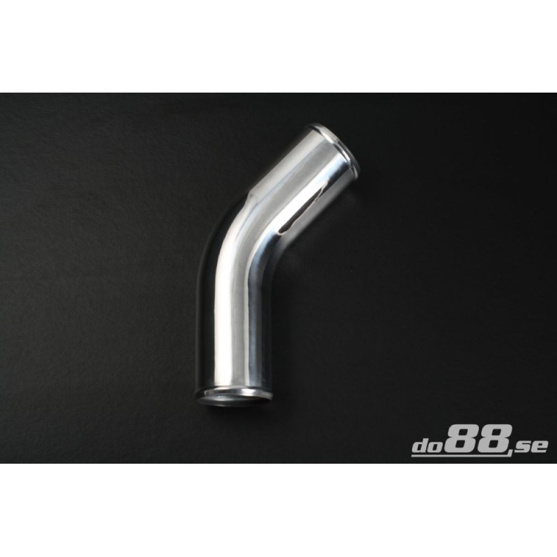Aluminium pipe 45 degree 3,5'' (89mm)