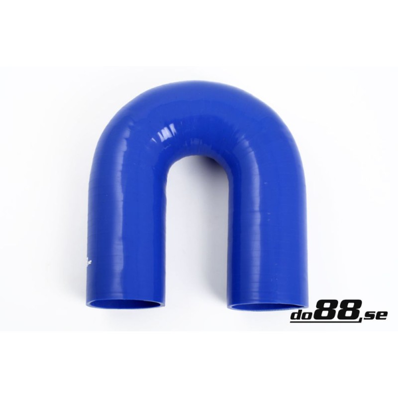 Silicone Hose Blue 180 degree 3,5'' (89mm)