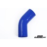 Silicone Hose Blue 45 degree 4'' (102mm)