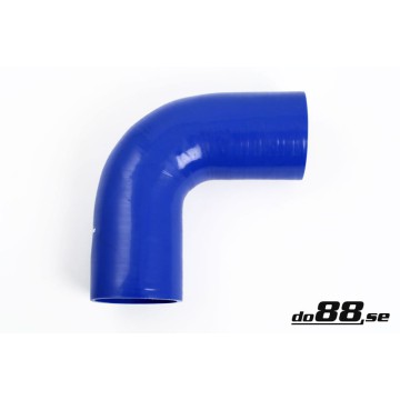 Silicone Hose Blue 90 degree 3,5'' (89mm)
