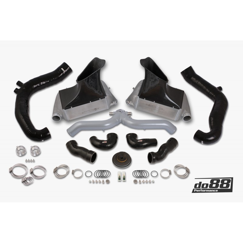 BigPack Porsche 911 Turbo (997.2) Silver Pipe, with inlets