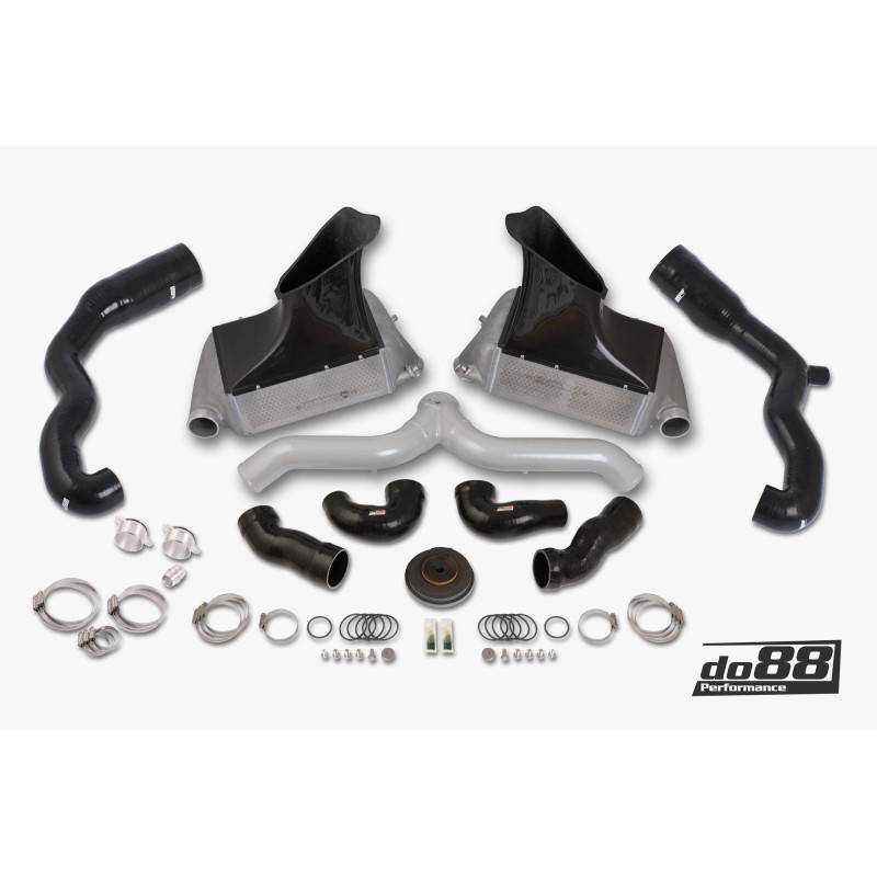BigPack Porsche 911 Turbo (997.1) Silver Pipe, with inlets