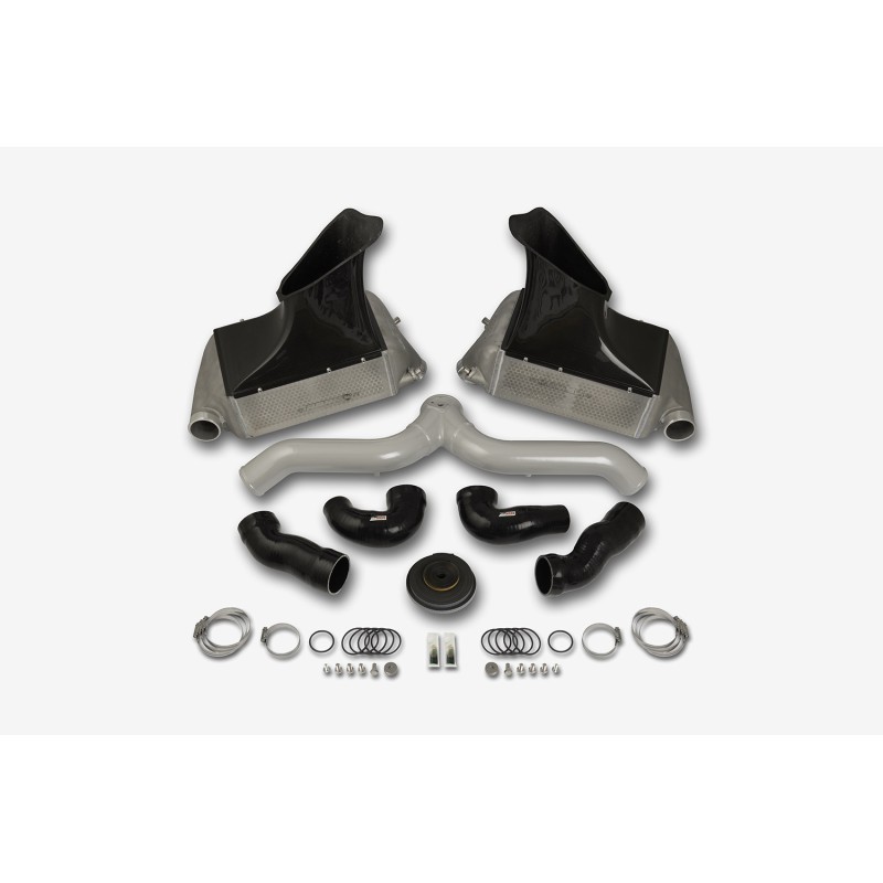 BigPack Porsche 911 Turbo (997.1) Silver Pipe