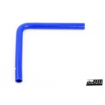 Silicone Hose Blue 90 degree long leg  1'' (25mm)