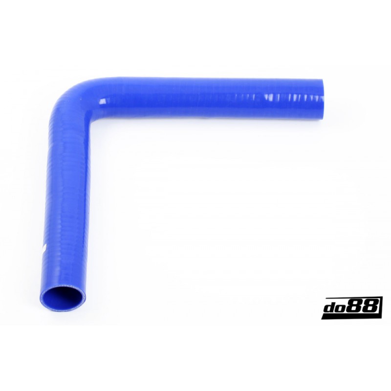 Silicone Hose Blue 90 degree long leg 1,75'' (45mm)