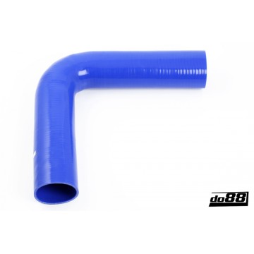 Silicone Hose Blue 90 degree long leg 2,375'' (60mm)