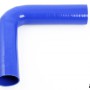 Silicone Hose Blue 90 degree long leg 3'' (76mm)