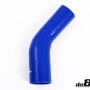 Silicone Hose Blue 45 degree 1,375 - 1,625'' (35-41mm)