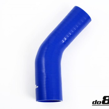 Silicone Hose Blue 45 degree 1,75 - 2,5'' (45-63mm)