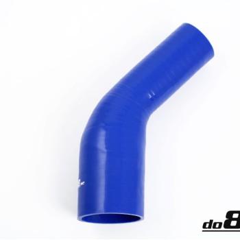 Silicone Hose Blue 45 degree 2,375 - 3,25'' (60-83mm)