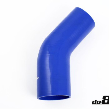 Silicone Hose Blue 45 degree 3 - 3,5'' (76 - 89mm)