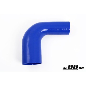 Silicone Hose Blue 90 degree 2,375 - 3,125'' (60 - 80mm)