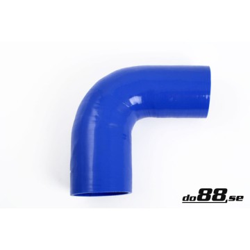 Silicone Hose Blue 90 degree 2,75 - 3,125'' (70 - 80mm)