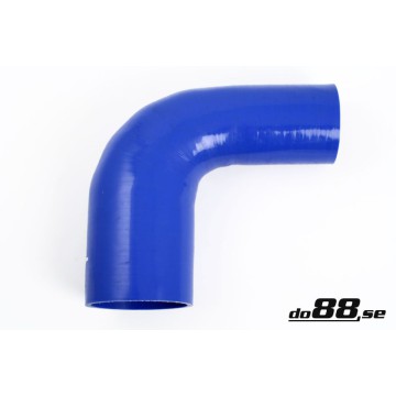 Silicone Hose Blue 90 degree 3,5 - 4'' (89 - 102mm)