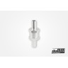 One way non return valve for 10mm hose, Aluminium