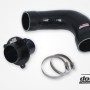 VAG 1.8 2.0 TSI (MQB) Turbo Muffler Delete, do88 TR-340, Black hoses