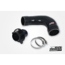 VAG 1.8 2.0 TSI (MQB) Turbo Muffler Delete, do88 TR-340, Black hoses