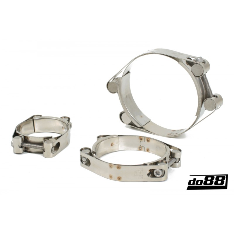 Pari Hose clamp Stainless 2 screws 75-85mm