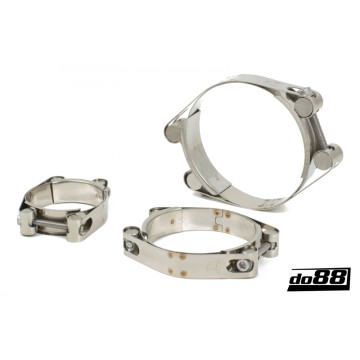 Pari Hose clamp Stainless 2 screws 90-100mm