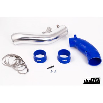 SAAB 9-3 2.8T V6 06-11 Inlet pipe with Blue hoses
