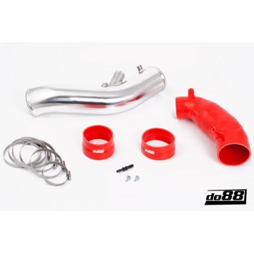 SAAB 9-3 2.8T V6 06-11 Inlet pipe with Red hoses