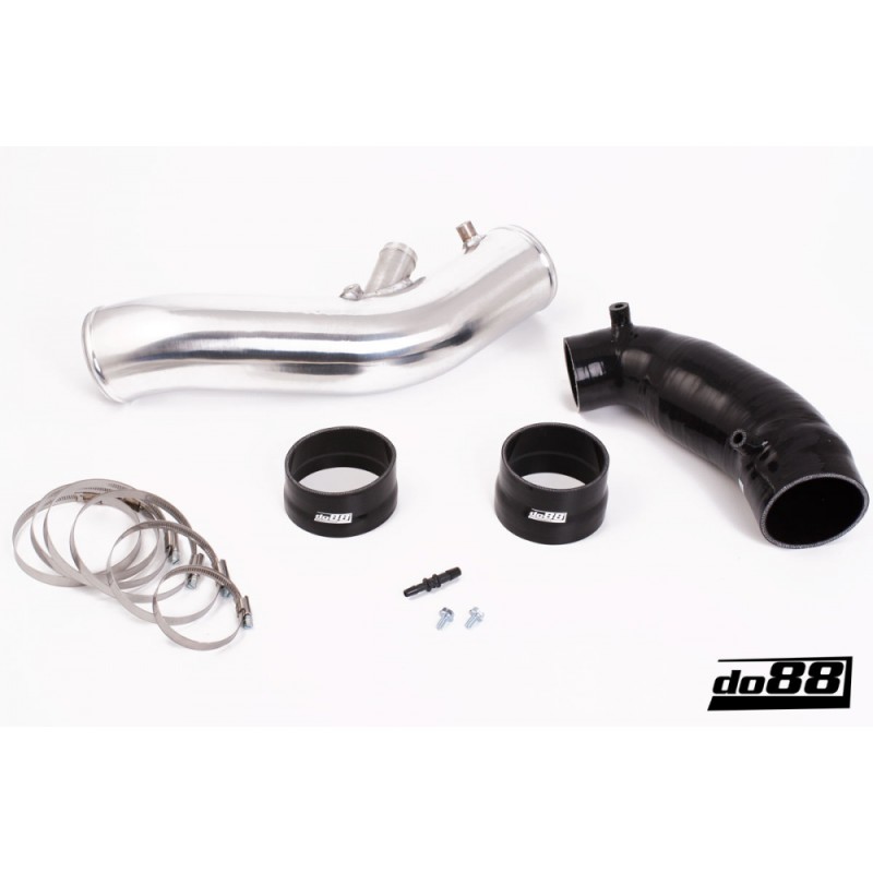SAAB 9-3 2.8T V6 06-11 Inlet pipe with Black hoses