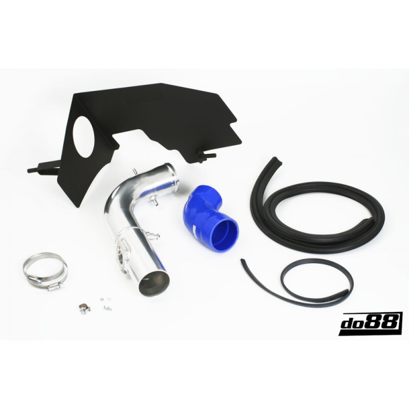 SAAB 9-3 2.0T 2005- Turbo intake system without filter, blue hose