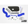 Volvo S60 V60 V70 T6 Inlet pipe, Blue hoses, Carbon fiber cover