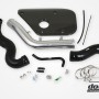 Volvo S60 V60 V70 T6 Inlet pipe, Black hoses, Carbon fiber cover