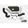 Volvo S60 V60 V70 T6 Inlet pipe, Black hoses, Carbon fiber cover