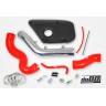 Volvo S60 V60 V70 T6 Inlet pipe, Red hoses, Plastic cover