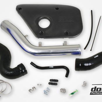 Volvo S60 V60 V70 T6 Inlet pipe, Black hoses, Plastic cover
