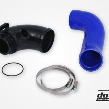 VAG 1.8/2.0 TSI (MQB) Turbo inletpipe, Blue hose, Hybrid Turbo, OEM Airbox