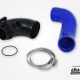 VAG 1.8/2.0 TSI (MQB) Turbo inletpipe, Blue hose, Hybrid Turbo, OEM Airbox