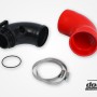 VAG 1.8/2.0 TSI (MQB) Turbo inletpipe, Red hose, OEM Turbo, do88 Airbox