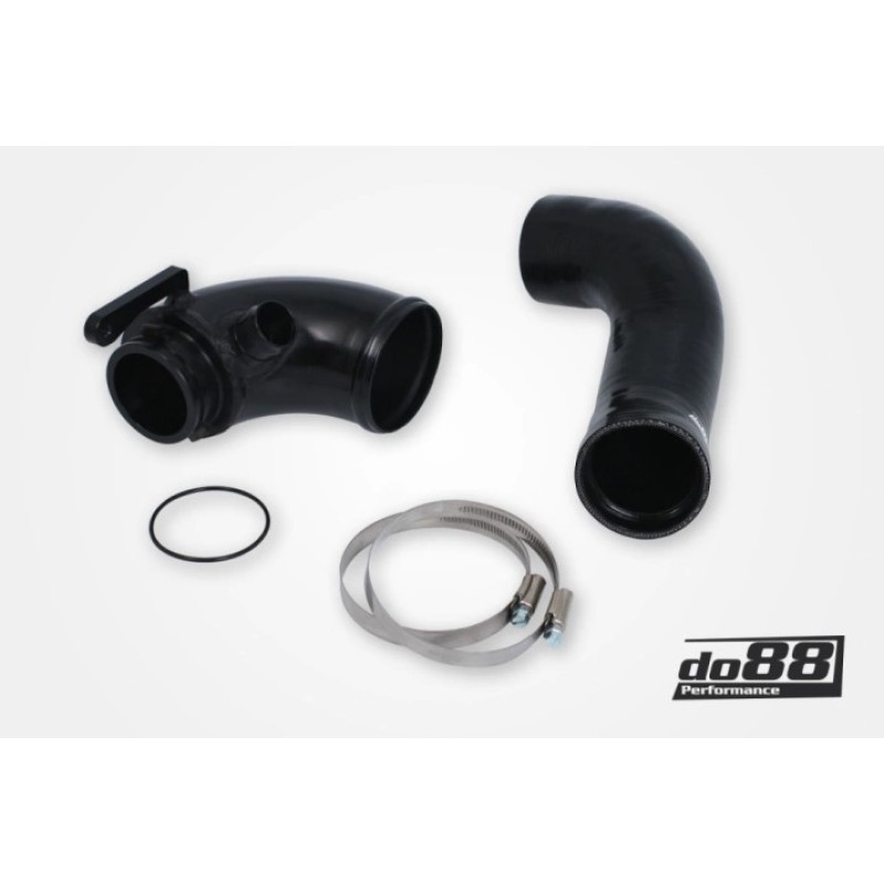 VAG 1.8/2.0 TSI (MQB) Turbo inletpipe, Black hose, OEM Turbo, OEM Airbox