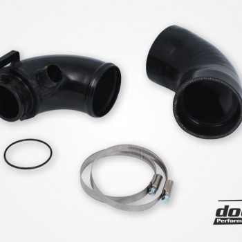 VAG 1.8/2.0 TSI (MQB) Turbo inletpipe, Black hose, OEM Turbo, do88 Airbox