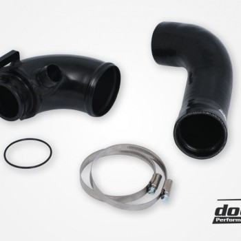 VAG 1.8/2.0 TSI (MQB) Turbo inletpipe, Black hose, Hybrid Turbo, OEM Airbox