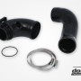 VAG 1.8/2.0 TSI (MQB) Turbo inletpipe, Black hose, Hybrid Turbo, OEM Airbox