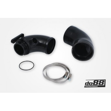 VAG 1.8/2.0 TSI (MQB) Turbo inletpipe, Black hose, Hybrid Turbo, do88 Airbox
