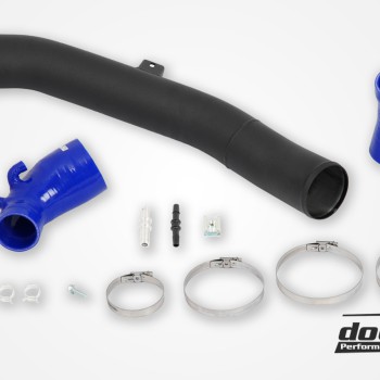 SAAB 9-5 2.8t V6 2010-2011 Inlet pipe with Blue hoses