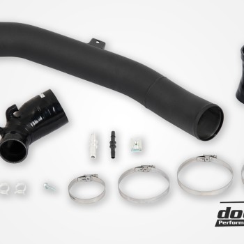 SAAB 9-5 2.8t V6 2010-2011 Inlet pipe with Black hoses