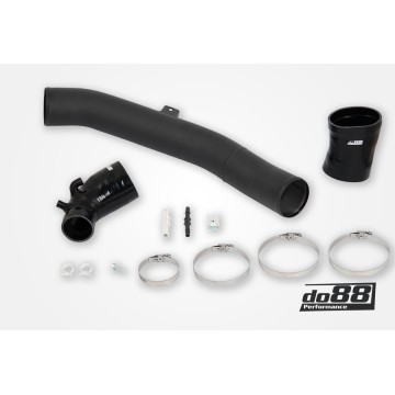 SAAB 9-5 2.8t V6 2010-2011 Inlet pipe with Black hoses