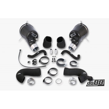 Porsche 911 Carrera (992) Induction system, 80mm outl, with Turbo inlet hoses