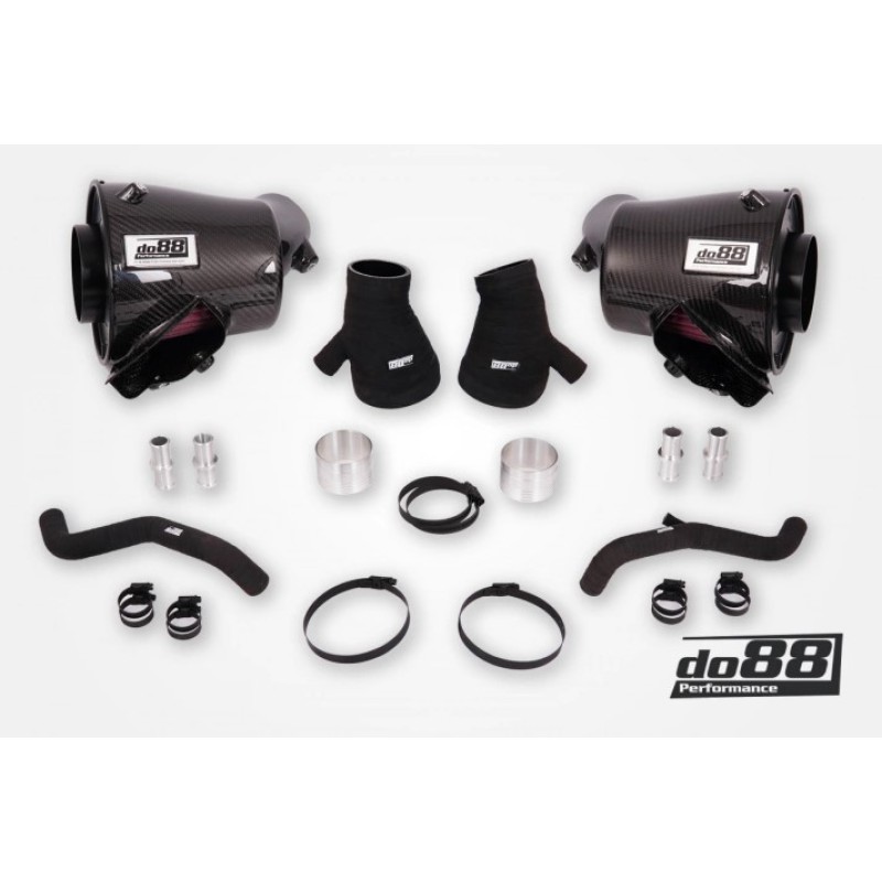 Porsche 911 Turbo (992) Induction system, 66mm outl, with Turbo inlet hoses