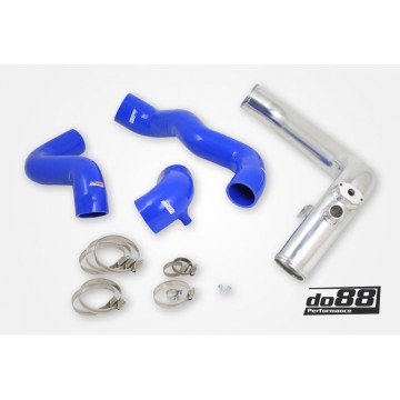 SAAB 9-3 99-02 T7 Pressure pipe with Blue hoses