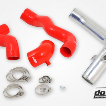 SAAB 9-3 99-02 T7 Pressure pipe with Red hoses