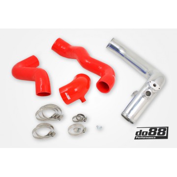 SAAB 9-3 99-02 T7 Pressure pipe with Red hoses